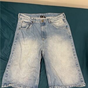 Light Blue Denim Shorts